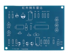 DIY Kit NE555 Infrared Reversing Radar Sensor 30cm Distance Sensing Analog Circuit Electronic Soldering Kits